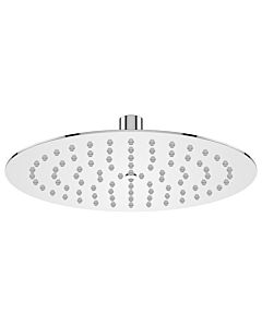 AquaCraft round stainless steel shower head | 250 mm high-gloss polished rain shower head | 6 l/min water-saving | Ultra-slim design | Ceiling-mounted shower head | Stainless steel shower head